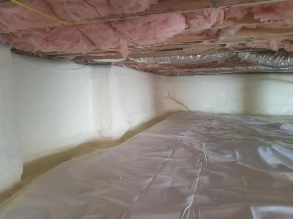 Crawl space encapsulation with closed-cell spray foam for Roof Waterproofing in Slippery Rock